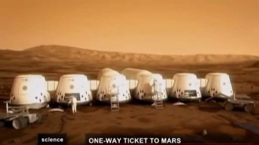 One Way Ticket to Mars (Englisch-Französisch) Aller Simple pour Mars